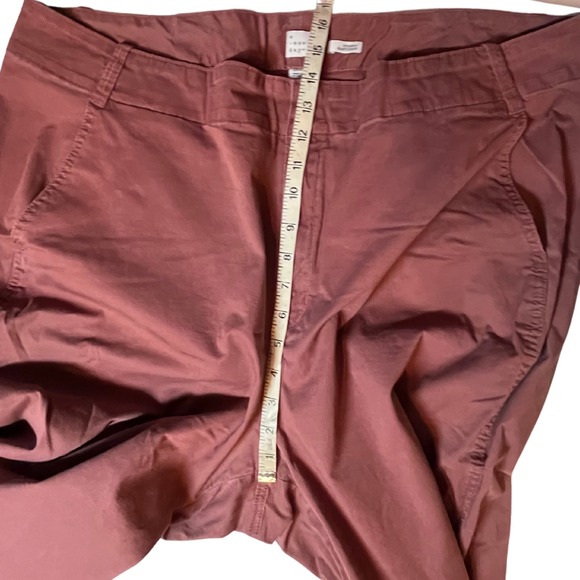 A New Day Women's Chinos Plus 18W Burgundy Red Straight Leg Ankle Stretch Office - Picture 6 of 14